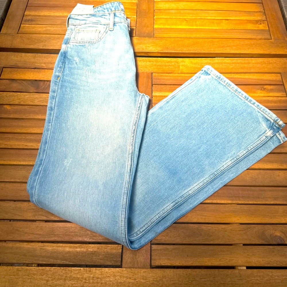 Denim flare jeans
